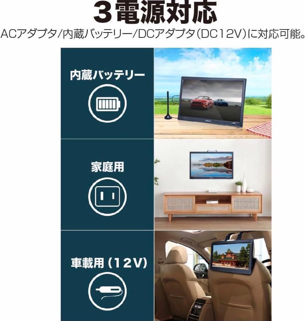 miriyon 14インチ ポータブルテレビ MRY-140TV