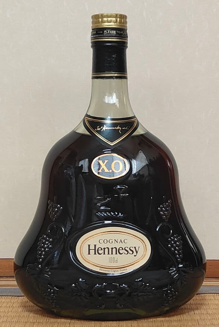 【即日発送】Hennessy XO 1000ml 金キャップ グリーンボトル