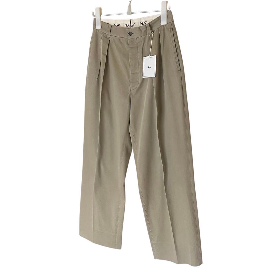名作 美品 NEAT 42 NEAT Chino チノパンツ BEIGE