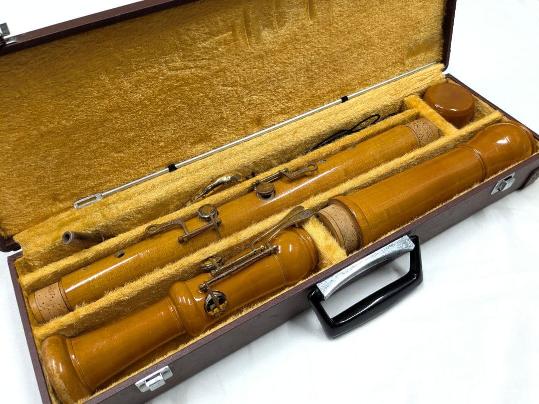 ゼンオン　木製　バスリコーダー　5400B　バロック式