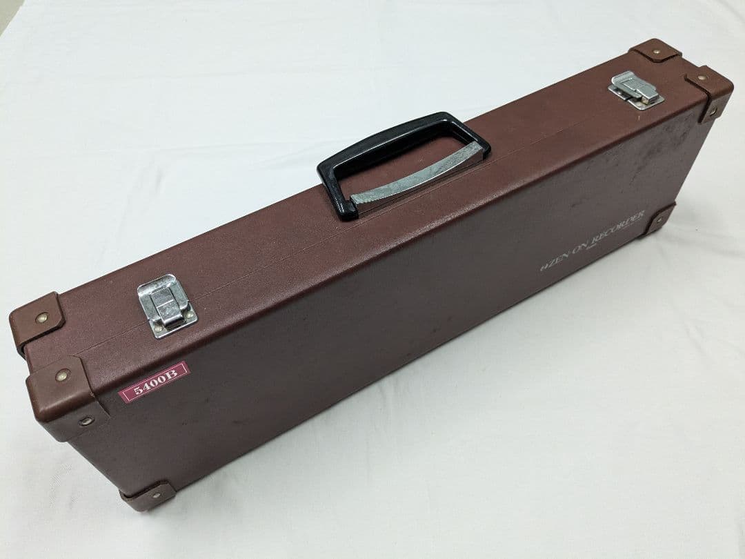 ゼンオン　木製　バスリコーダー　5400B　バロック式