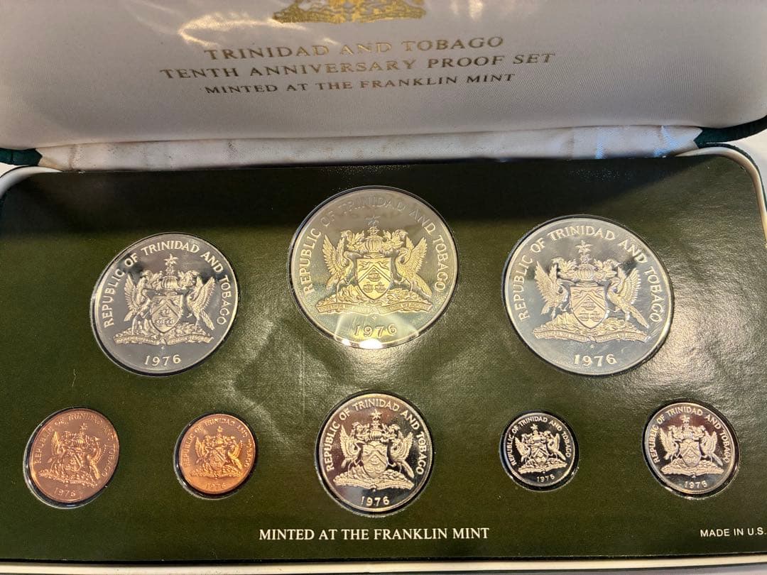 【レア】トリニダード・トバゴ 10周年記念プルーフセット