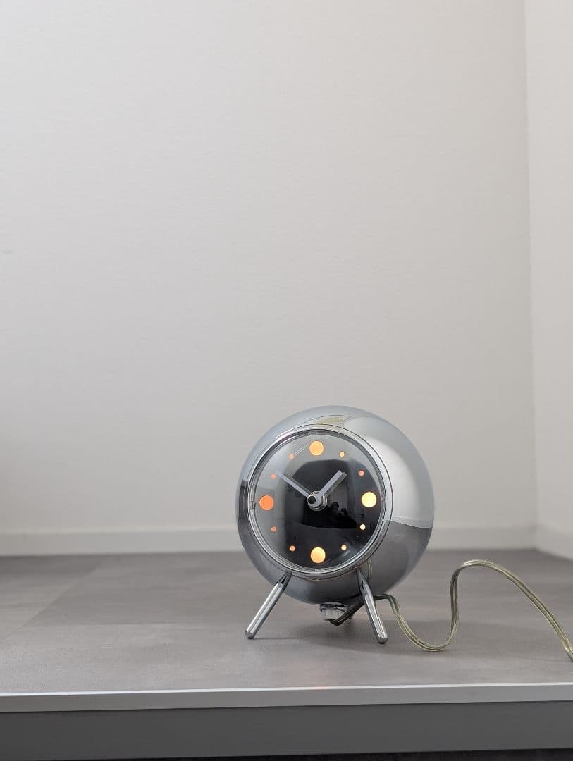 90's-00's Y2K スペースエイジ テーブルクロックランプ ヴィンテージ