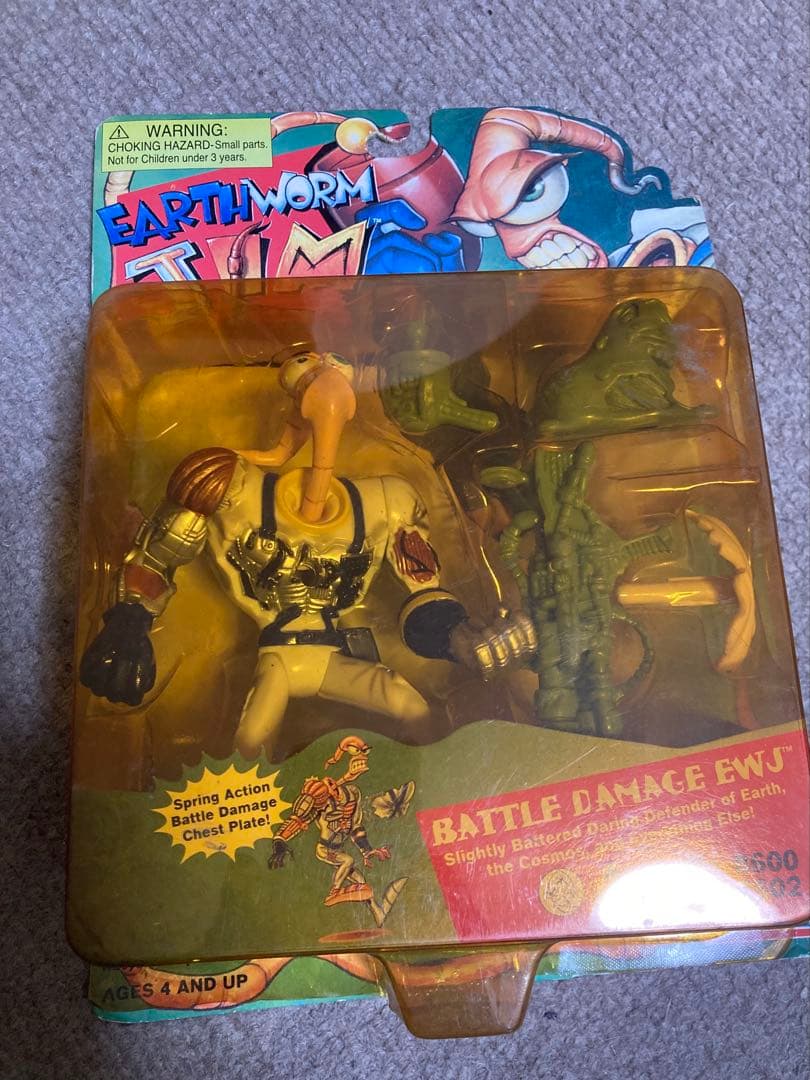 週末セール　アクションフィギュア　EARTH WORM JIM アースワームジム