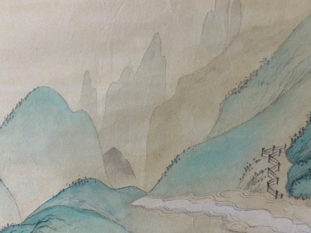 水墨画   肉筆  中国画 山水画