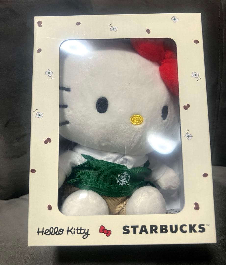 海外限定　日本未発売　ハローキティ スターバックス コラボ人形　50周年