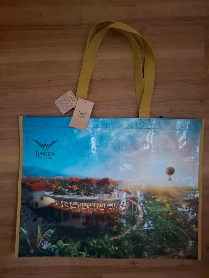 【タグ有】ジャングリア沖縄 JUNGLIAワリフバッグ ショッピングバッグ