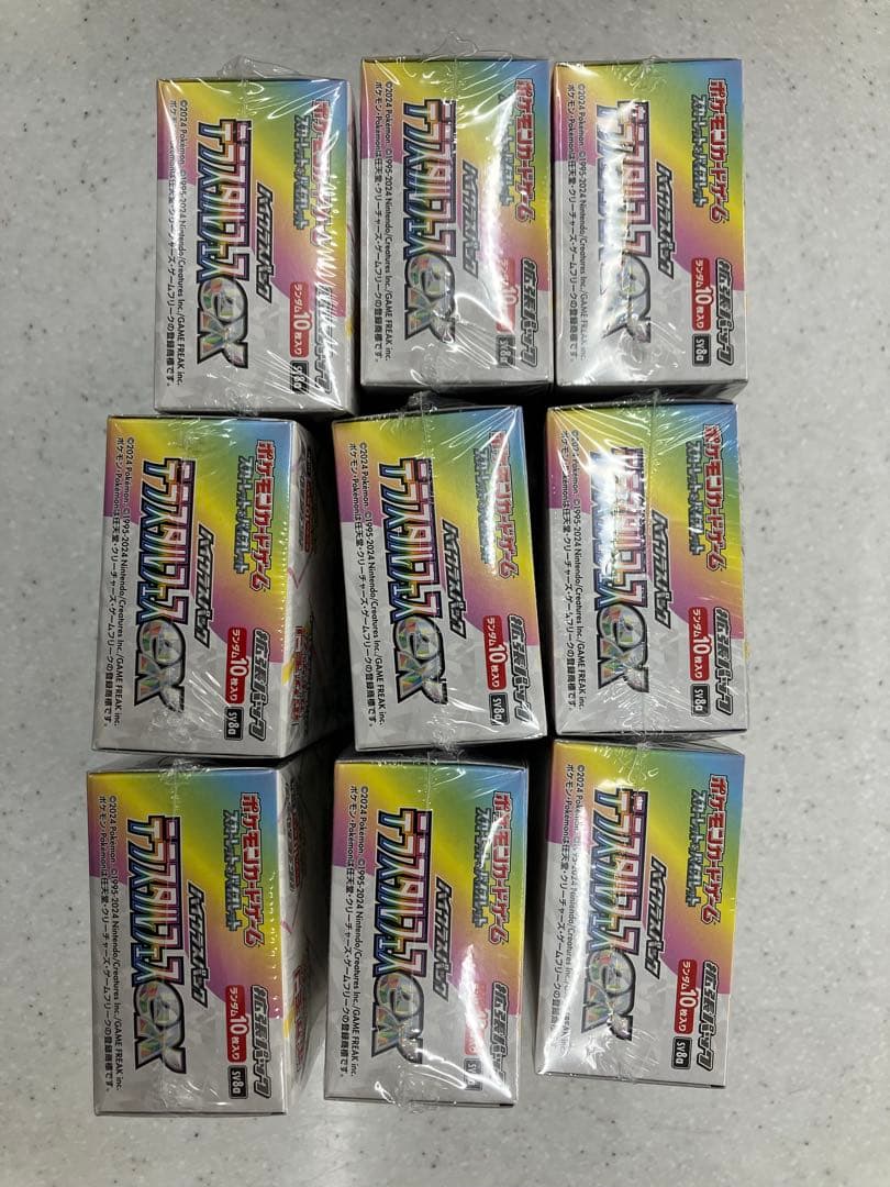 ポケモンカード テラスタルフェスex シュリンク付き 9BOX