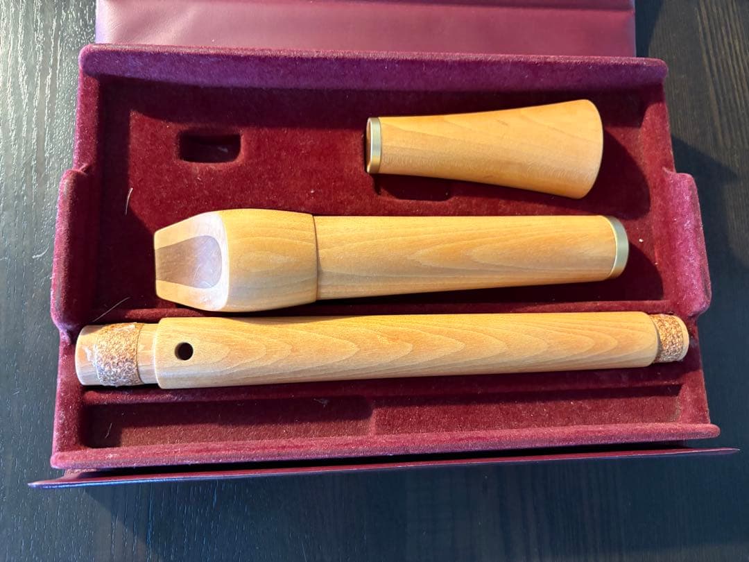 木製 アルトリコーダー ケース付き