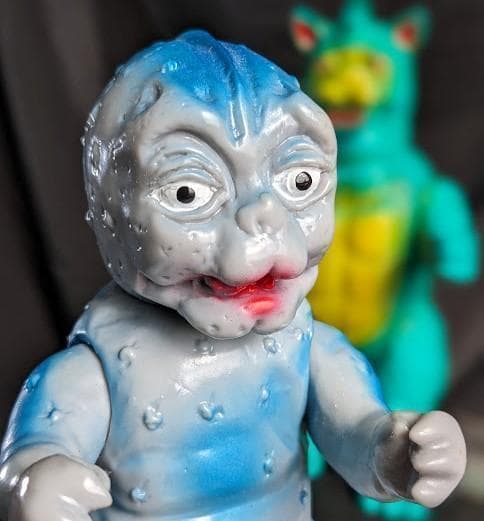 ガバラ＆ミニラ（ブルマァク復刻・マルサン）ソフビフィギュア２体セット