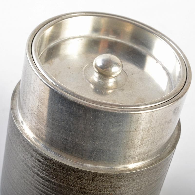 煎茶道具　間村自造　錫製　茶壷　茶心壷　約354g　M　R5698