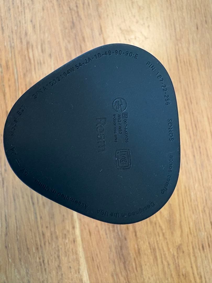 SONOS ROAMワイヤレススピーカー ブラック