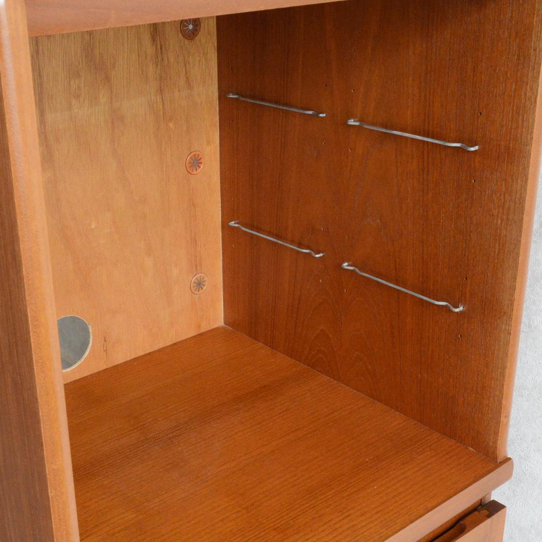 Nathan ヴィンテージ チーク オーディオラック レコードキャビネット