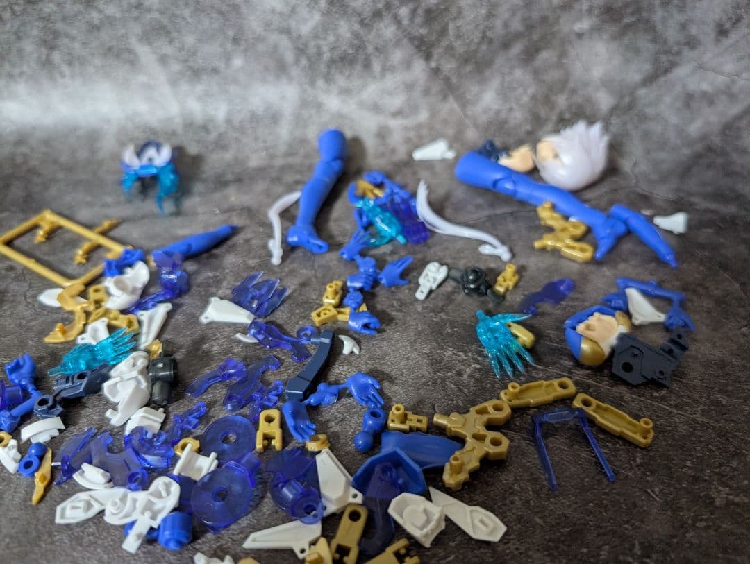 コトブキヤ　メガミデバイス 皇巫 スサノヲ 蒼炎　組立済