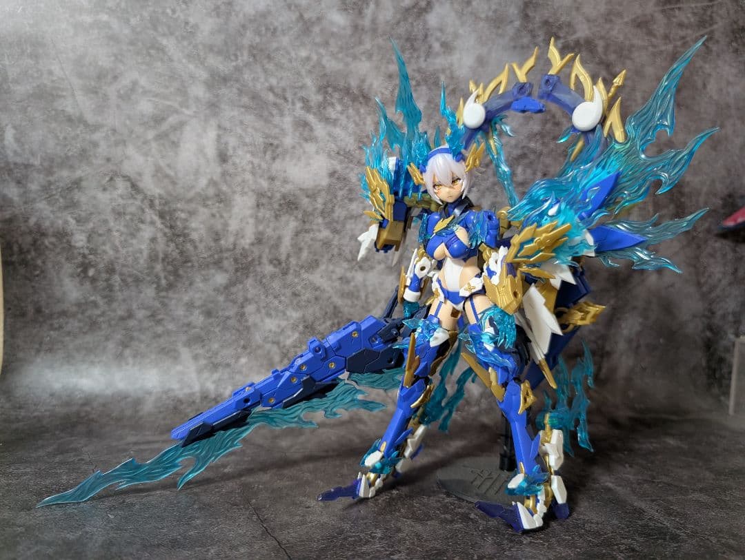 コトブキヤ　メガミデバイス 皇巫 スサノヲ 蒼炎　組立済