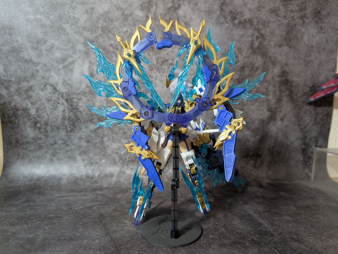 コトブキヤ　メガミデバイス 皇巫 スサノヲ 蒼炎　組立済
