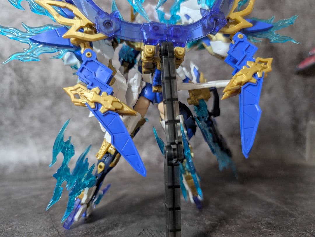 コトブキヤ　メガミデバイス 皇巫 スサノヲ 蒼炎　組立済