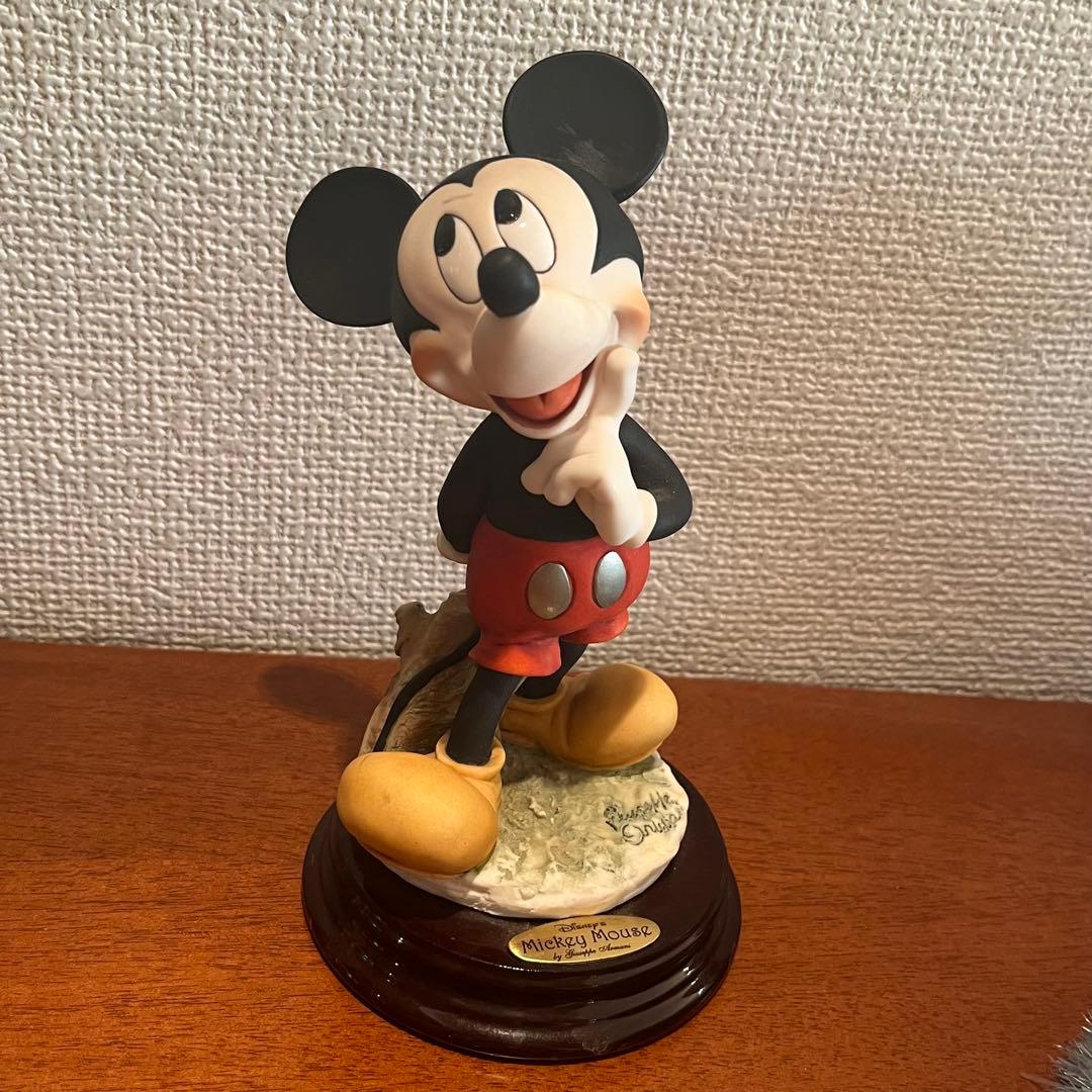 ジョゼッペアルマーニ　ミッキーマウス　ディズニー　陶器　人形　イタリア製　置物