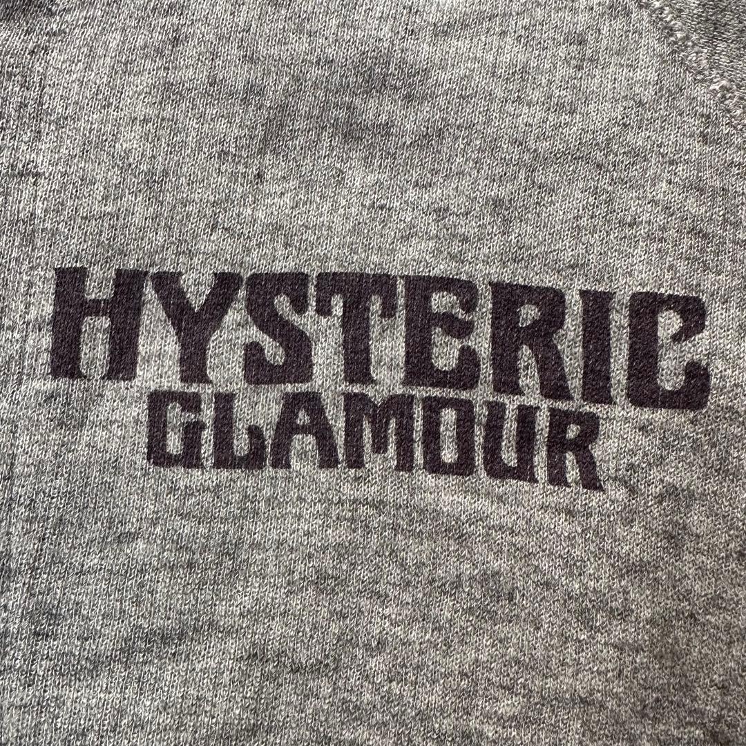 HYSTERIC GLAMOUR フルジップ パーカー ヒスガール グレー