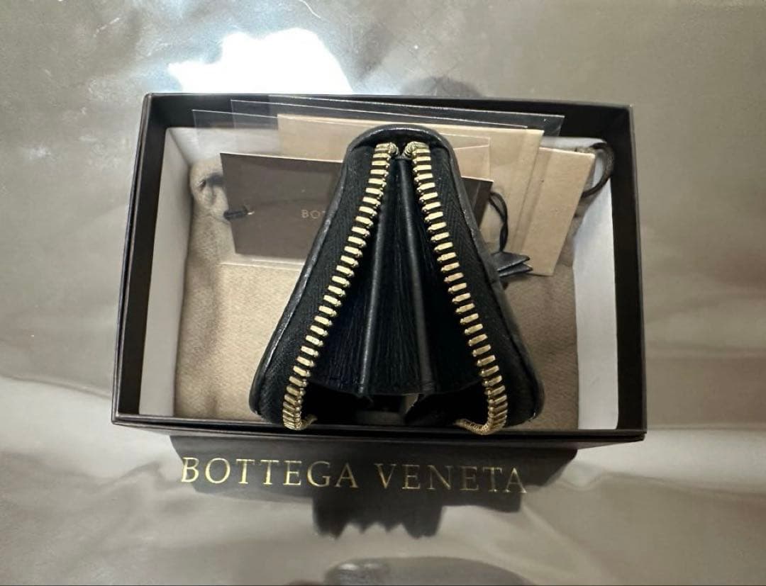 ★【極美品】ボッテガヴェネタ ケース ラム／ネロブラック／ゴールド✨✨✨4️⃣