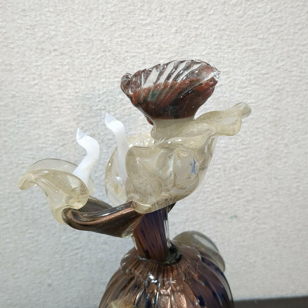 MURANO ベネチアグラス イタリア ガラス工芸品　M2239