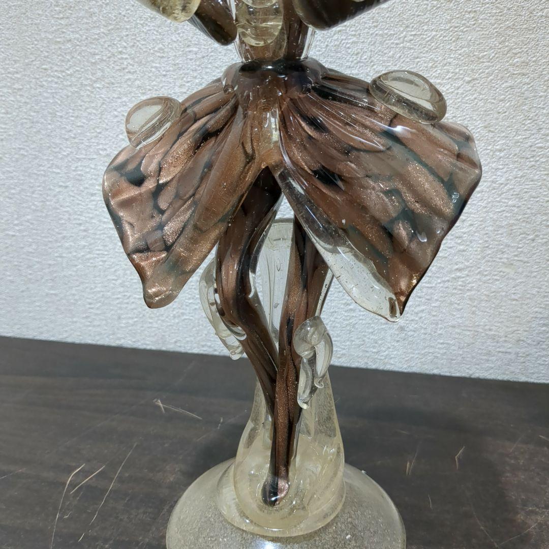 MURANO ベネチアグラス イタリア ガラス工芸品　M2239