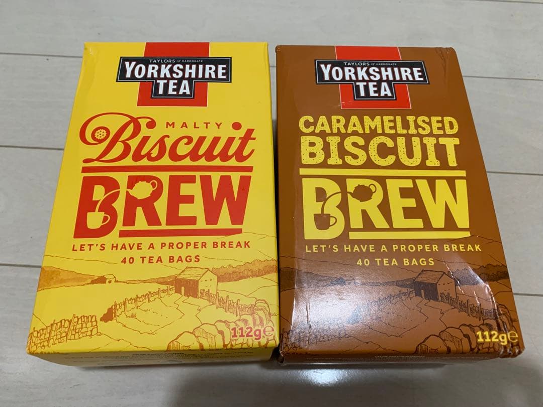 Yorkshire Tea ビスケットブリュー 2種セット