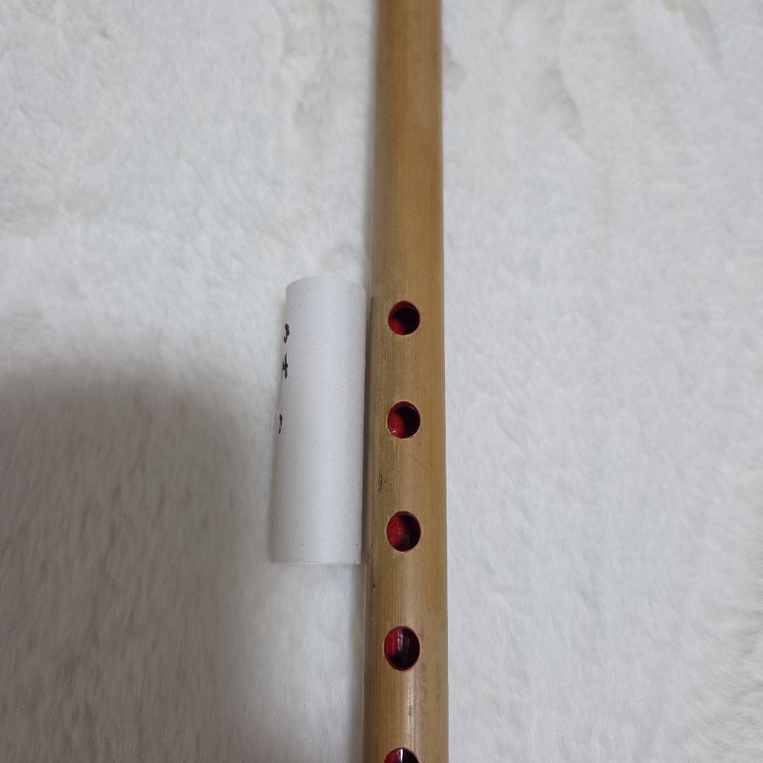 石見神楽を奏でる篠笛　父の手作り　石見地方伝統芸　 7穴 竹製 約102.5cm