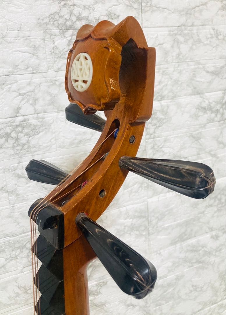 【希少 高級】中国琵琶 ピパ 牡丹牌 上海民族楽器一廠製