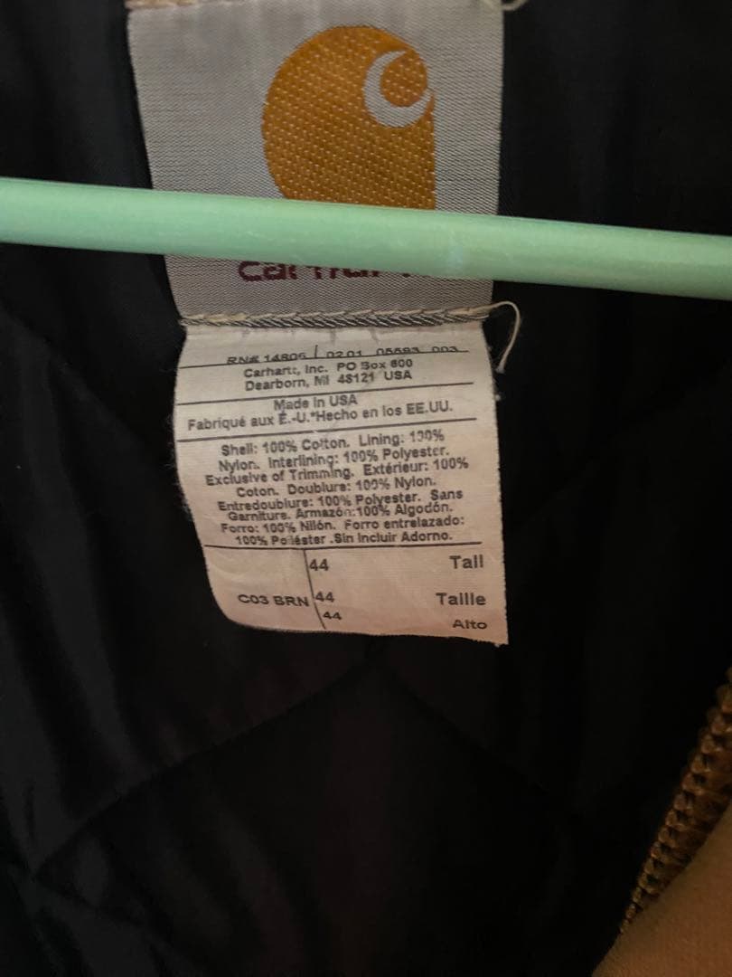 Carhartt アクティブジャケット 2001/2 製造