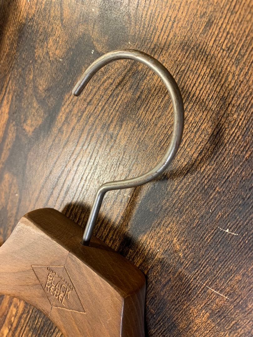 RUDE GALLERY BLACK REBEL ウッドハンガー17本セット