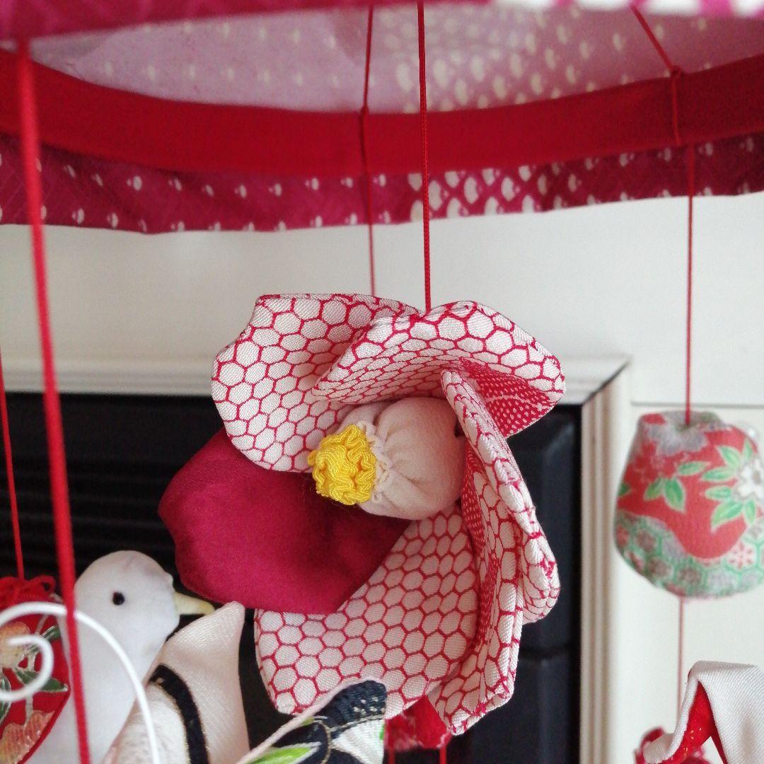 吊るし雛　吊るし飾り　ちりめん細工　ハンドメイド　ひな祭り　節句　 ✿台付✿