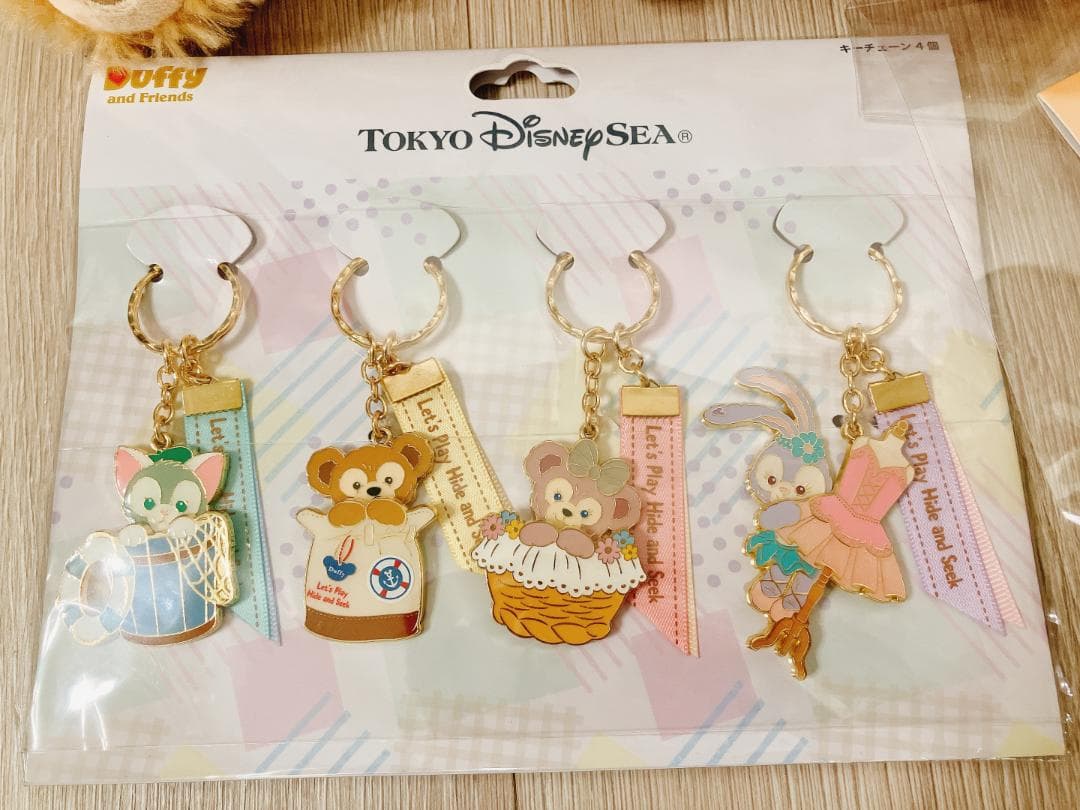 ダッフィー　シェリーメイ　ぬいぐるみ　キーチェーン