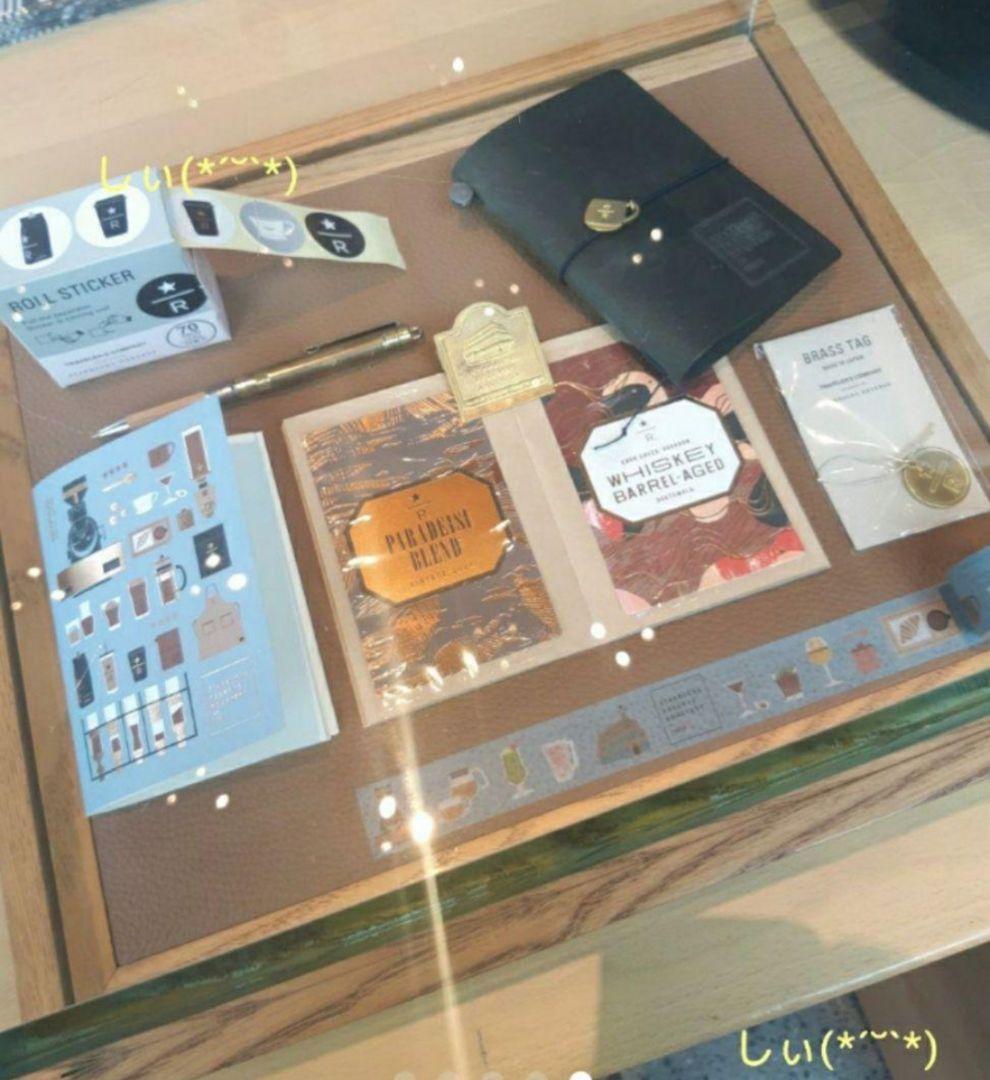 スターバックス ロースタリー トラベラーズノート ブルー ブラスタグ スタバ