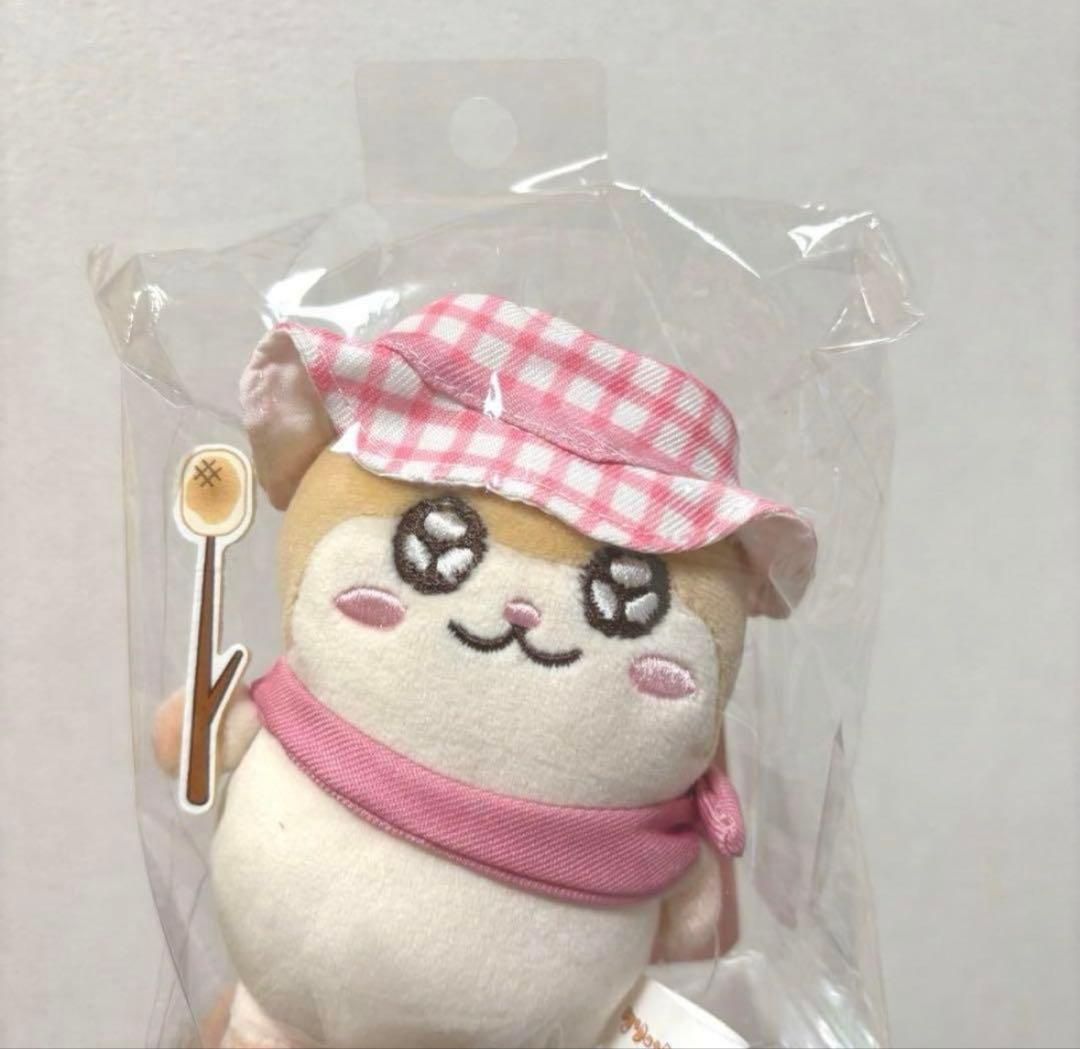 タグ付き コビハムちゃん　マスコット　キャンプ