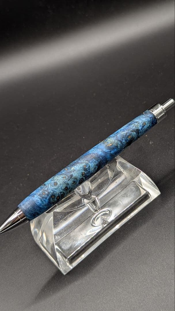 396ペン工房翌檜　スタビライズドウッドバーチバール　木軸シャーペン　ボールペン