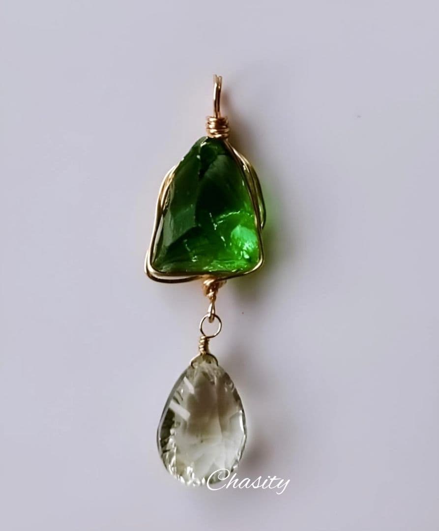 Kgf14 希少 アンダラ 「変容の扉」 エメラルドシフト グリーンアメジスト