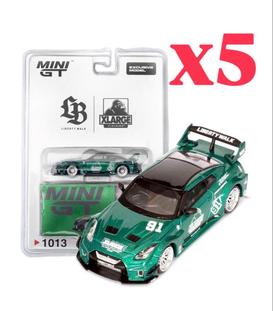 【5個セット】LIBERTY WALK×XLARGE MINI GT 1/64