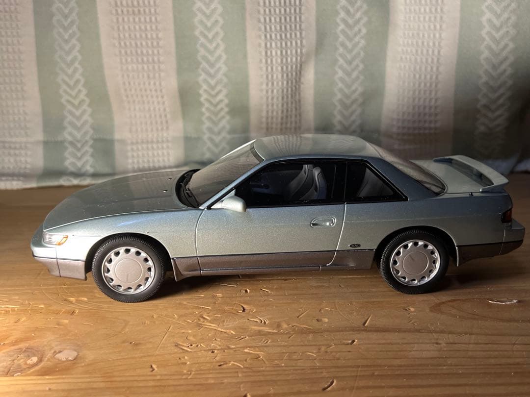 【激レア】京商　S13シルビア　ライムグリーン　1/18