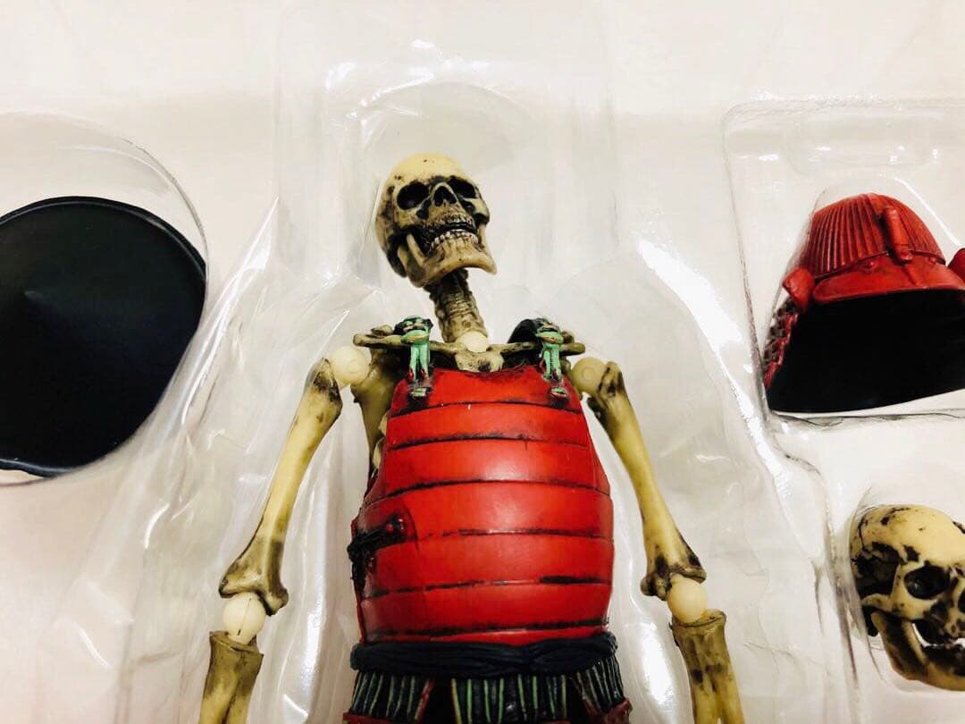 海洋堂　タケヤ式自在置物　KT-010 骸骨武者　着彩
