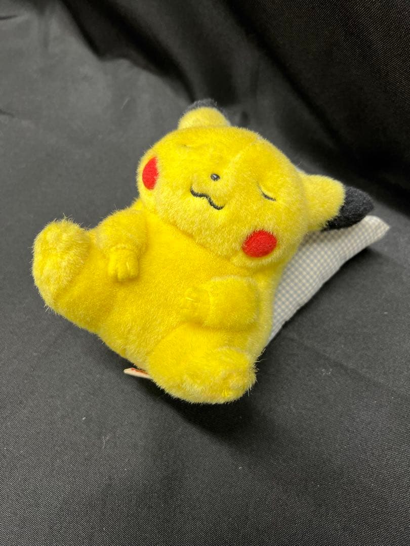 B2【used】tomy ポケモン まくら ピカチュウ ぬいぐるみ 初代 レア