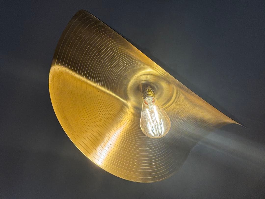 ペンダントライト/シンバル/ランプ/照明/インテリア/LED/電球/ハンドメイド