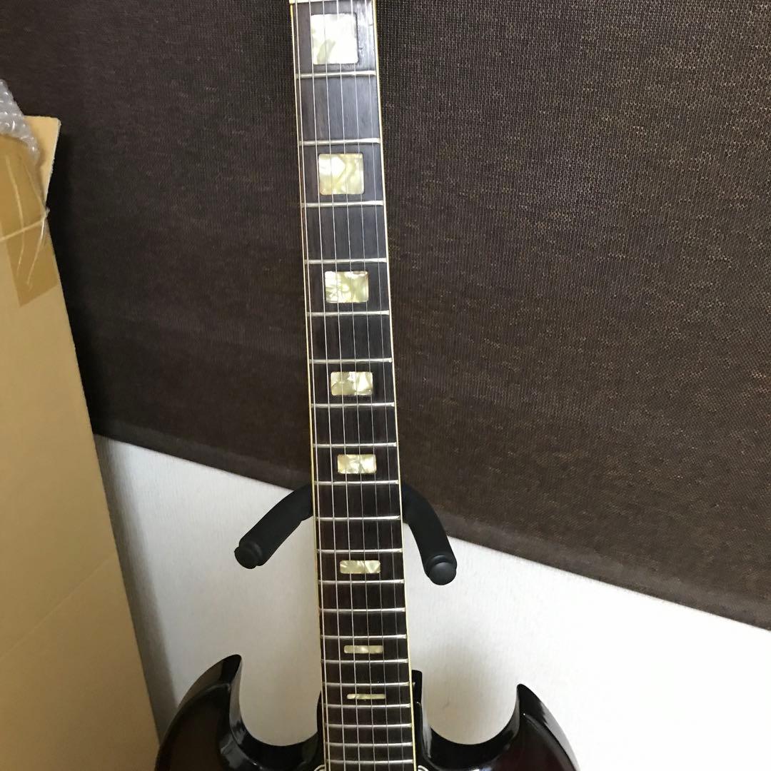 ジャパンビンテージ 2ハム搭載 SGタイプ Morris エレキギター 中古品