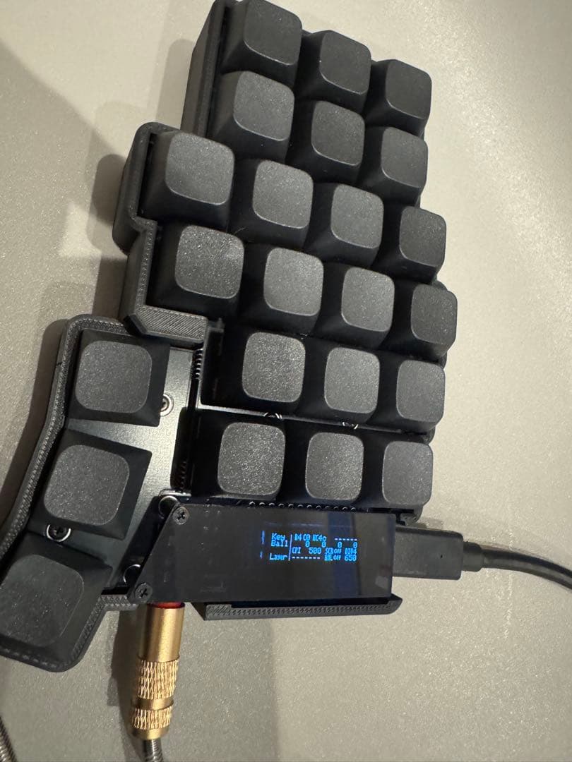 【新品】keyball44 完成品フルセット黒仕様　静音リニア　在庫ラスト！