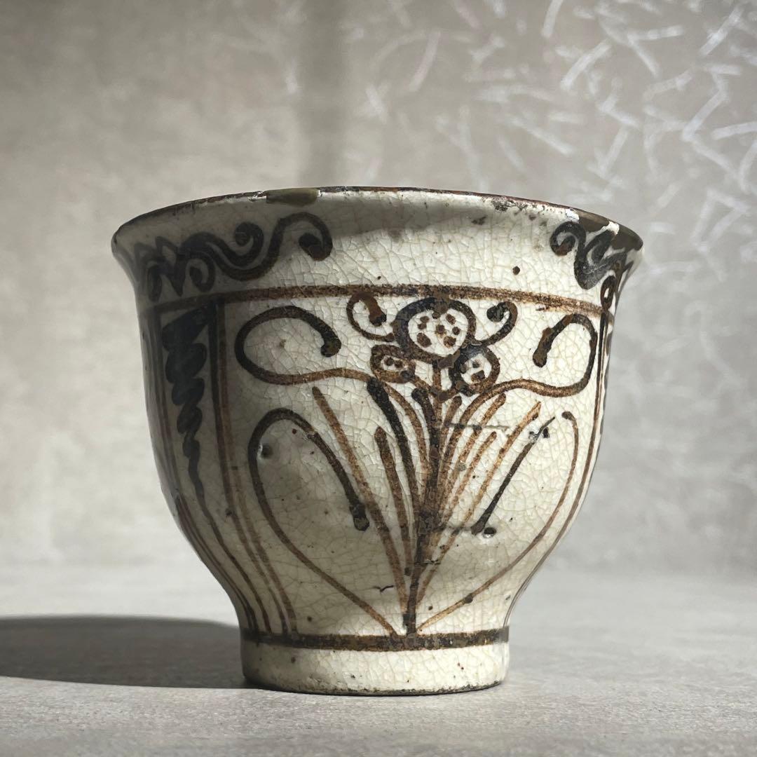 江戸時代後期 絵瀬戸向付 復興織部 再興織部 鉄絵向付 瀬戸焼 美濃焼 古瀬戸