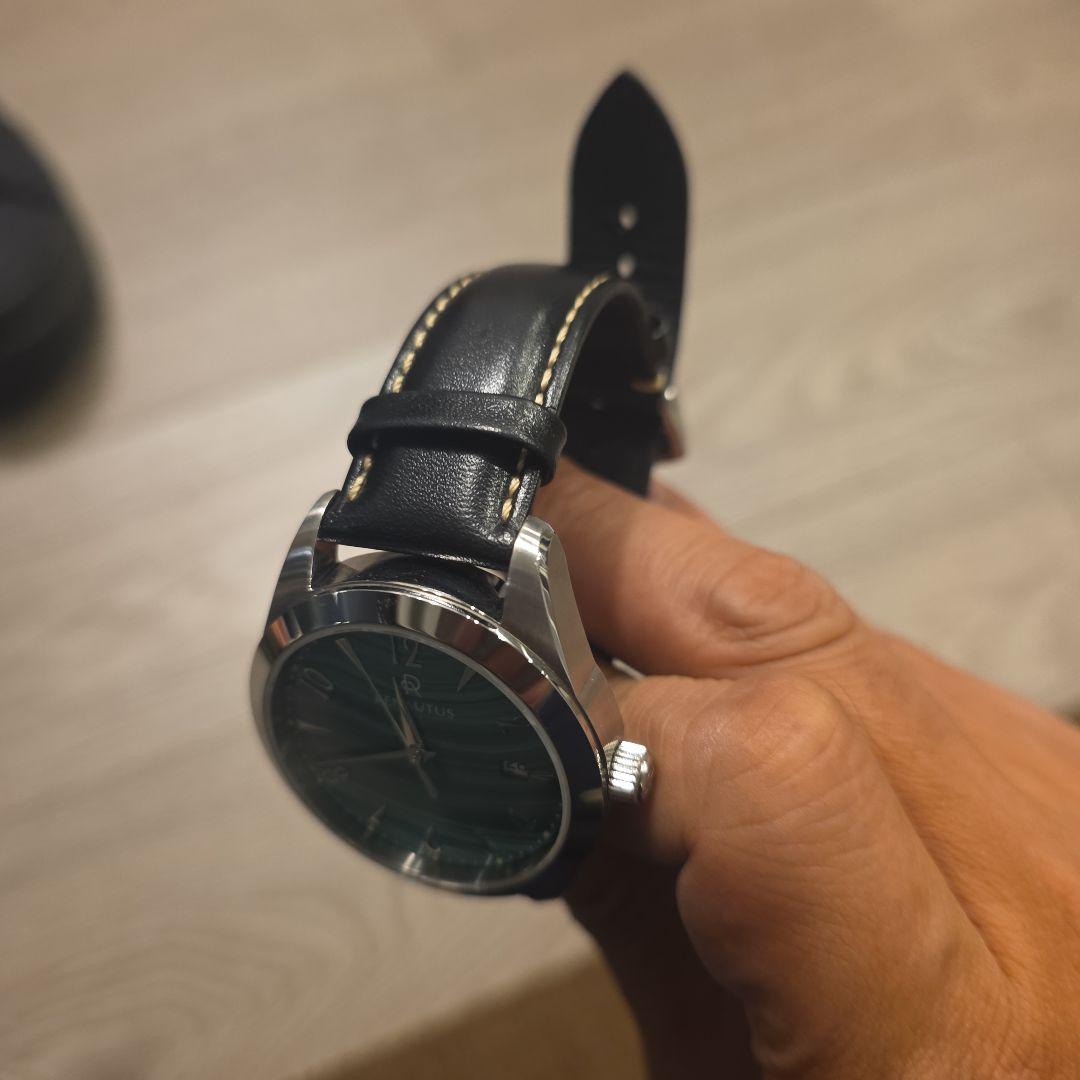 RENATUS 自動巻き時計 緑ダイヤル