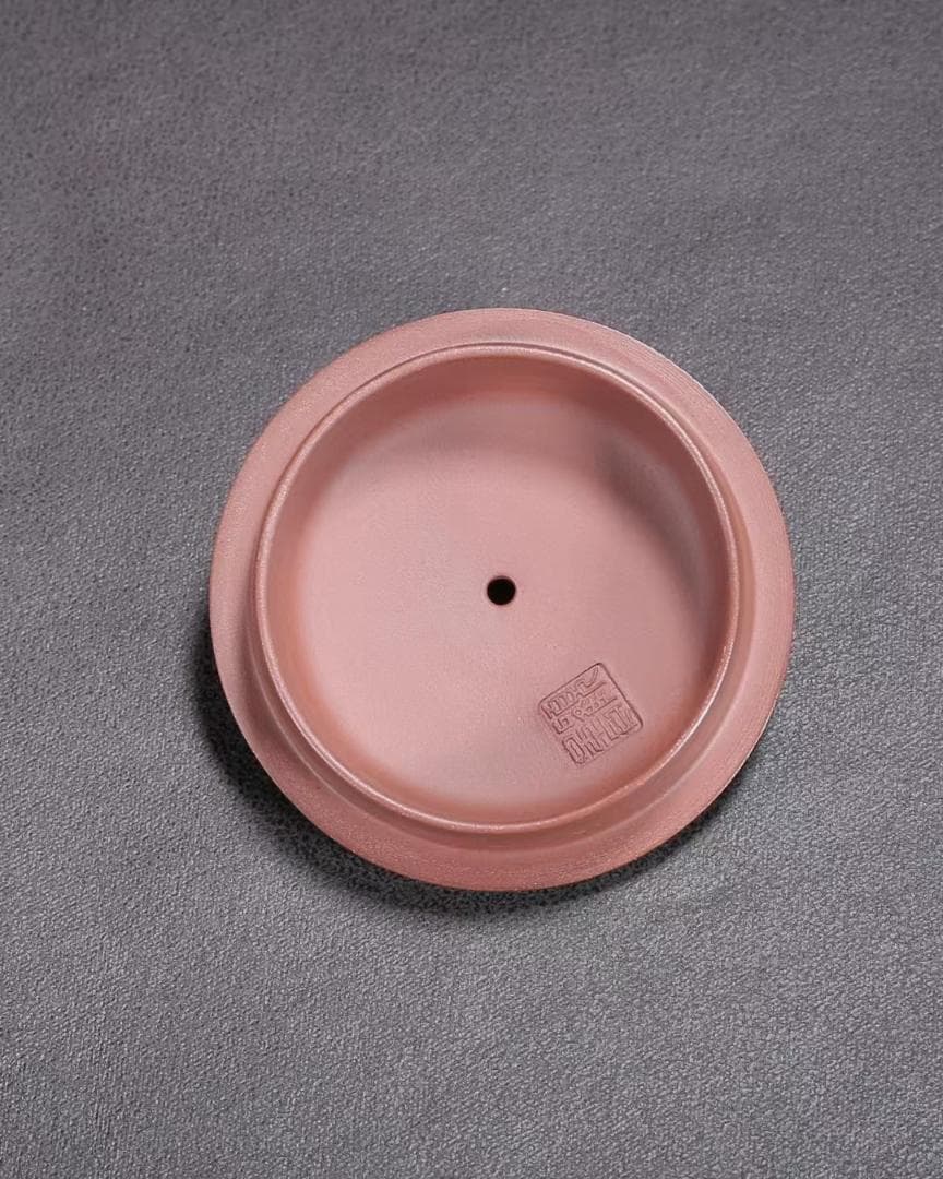 中国古美術・原鉱赤泥子冶石瓢紫砂壺・底款：景舟手製・紫砂壺・急須・茶道具・置物