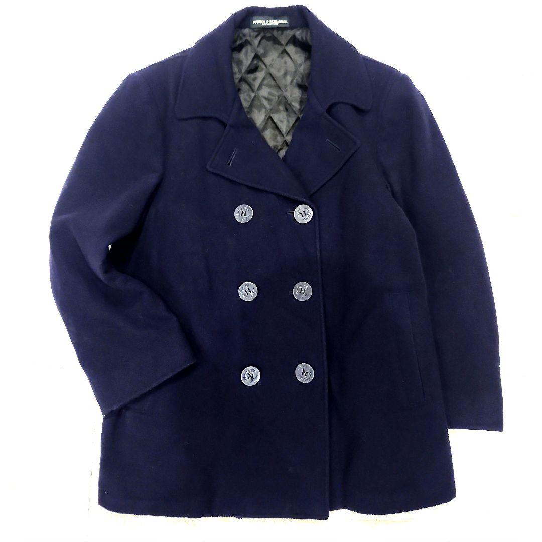 美品✨ミキハウス コート ネイビー　160cm　受験　ユニセックス　日本製