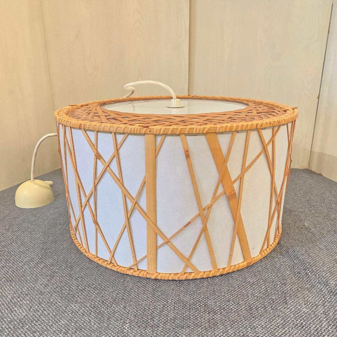 i+ 【美品】　ヤマギワ 竹 真竹 ペンダントライト 伝統工芸 照明 ランプ