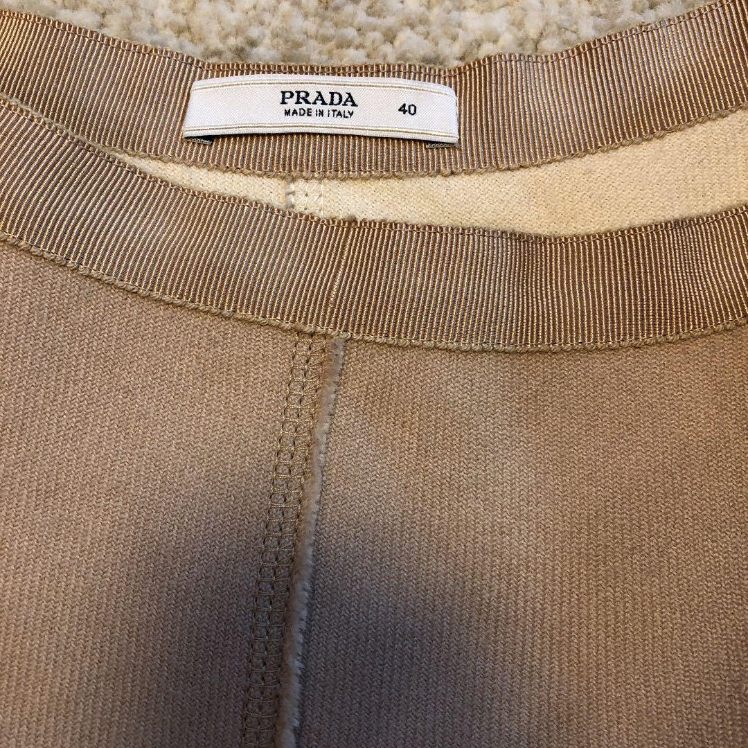 PRADA プラダ ひざ丈スカート ベージュ